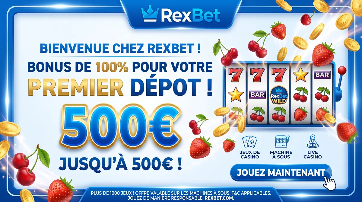 Rexbet France (2026) : Casino, Paris Sportifs & Bonus | Mon Guide